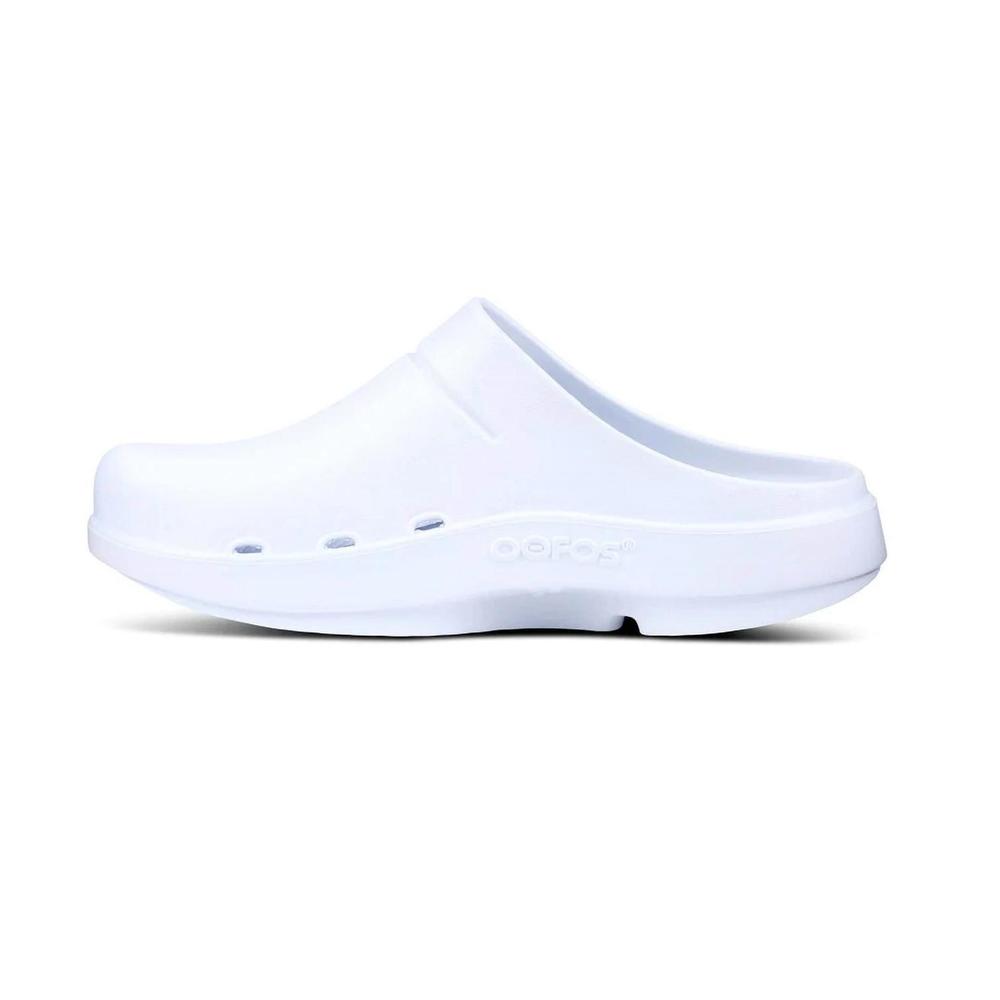 NEW OOFOS unisex oocloog in white - Picture 3 of 5